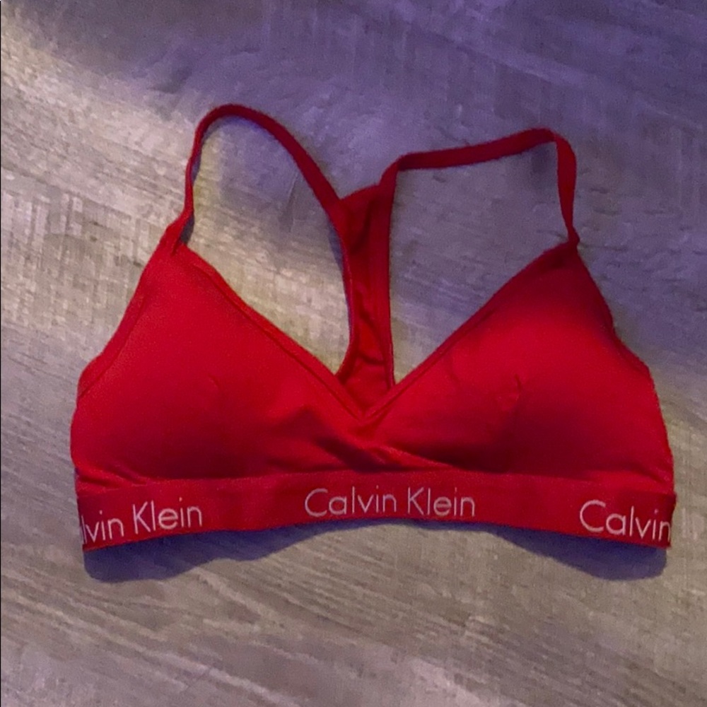 calvin klein sports bra
